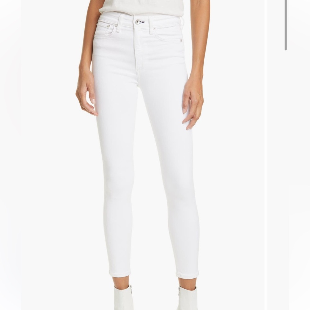 Nina high rise ankle skinny jeans